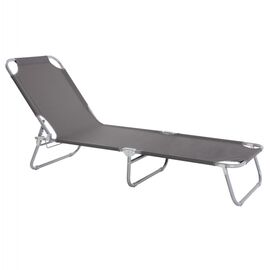 ΞΑΠΛΩΣΤΡΑ ΜΕΤΑΛΛΙΚΗ KALYNDA ΓΚΡΙ ΜΕ ΓΚΡΙ ΥΦΑΣΜΑ HM5278.10 - ΞΑΠΛΩΣΤΡΕΣ στο Milonadakis.gr