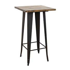 TEXAS ΜΠΑΡ ΜΑΥΡΟ ΜΑΤ ΤΡΑΠ. 60Χ60Χ106εκ.WOOD TOP - ΤΡΑΠΕΖΙΑ ΕΞ. ΧΩΡΟΥ στο Milonadakis.gr