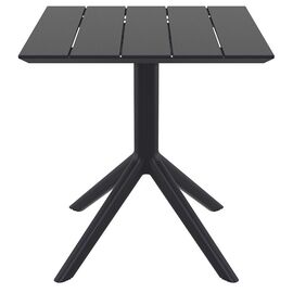 PARIS BLACK 70X70X74εκ. ΤΡΑΠΕΖΙ ΠΟΛ/ΝΙΟΥ - ΤΡΑΠΕΖΙΑ ΕΞ. ΧΩΡΟΥ στο Milonadakis.gr