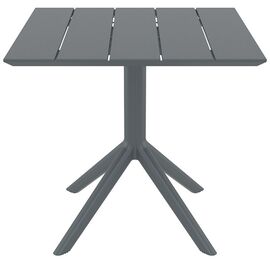 PARIS DARK GREY 80X80X74εκ. ΤΡΑΠΕΖΙ ΠΟΛ/ΝΙΟΥ - ΤΡΑΠΕΖΙΑ ΕΞ. ΧΩΡΟΥ στο Milonadakis.gr