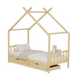 ΚΡΕΒΑΤΙ ΠΑΙΔΙΚΟ KLARICE HM680.01 τ.MONTESSORI-2 ΣΥΡΤΑΡΙΑ-ΞΥΛΟ ΠΕΥΚΟ ΦΥΣΙΚΟ-190x90εκ - ΠΑΙΔΙΚΟ ΔΩΜΑΤΙΟ στο Milonadakis.gr