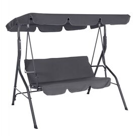 ΚΟΥΝΙΑ 3ΘΕΣΙΑ ΜΕ ΣΚΙΑΣΤΡΟ LIKID HM5979.01 ΜΕΤΑΛΛΙΚΗ ΓΚΡΙ ΧΡΩΜΑ 174x110x159-200Υεκ. - ΚΟΥΝΙΕΣ - ΦΩΛΙΕΣ στο Milonadakis.gr