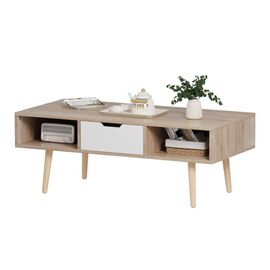 ΤΡΑΠΕΖΙ ΣΑΛΟΝΙΟΥ KRENER HM9877.04 ΜΕΛΑΜΙΝΗ ΣΟΝΑΜΑ-ΛΕΥΚΟ-ΠΟΔΙΑ ΜΑΣΙΦ ΠΕΥΚΟ 104Χ50Χ42Υ - ΤΡΑΠΕΖΑΚΙΑ ΣΑΛΟΝΙΟΥ στο Milonadakis.gr