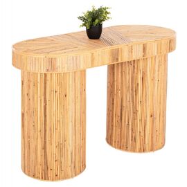 ΚΟΝΣΟΛΑ ΟΒΑΛ GATSBY HM9871 ΦΥΣΙΚΟ RATTAN ΣΕ ΦΥΣΙΚΟ ΧΡΩΜΑ 110x45x74,5Υεκ. - ΜΠΟΥΦΕΔΕΣ-ΚΟΝΣΟΛΕΣ στο Milonadakis.gr