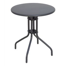 ΤΡΑΠΕΖΙ ΕΞ.ΧΩΡΟΥ ΣΤΡΟΓΓΥΛΟ LINO HM5973.01 ΜΕΤΑΛΛΙΚΟ ΓΚΡΙ Φ60x70Υεκ. - ΤΡΑΠΕΖΙΑ ΕΞ. ΧΩΡΟΥ στο Milonadakis.gr