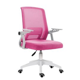 A1180W ΛΕΥΚΟ/ΡΟΖ MESH ΠΟΛ/ΝΑ ΓΡΑΦΕΙΟΥ - ΚΑΡΕΚΛΕΣ ΓΡΑΦΕΙΟΥ στο Milonadakis.gr