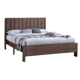 ΚΡΕΒΑΤΙ ΔΙΠΛΟ KREDEN HM686.03 ΚΑΦΕ ΥΦΑΣΜΑ ΓΙΑ ΣΤΡΩΜΑ 160Χ200εκ. - ΚΡΕΒΑΤΙΑ στο Milonadakis.gr