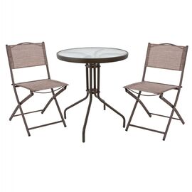 ΣΕΤ ΕΞ.ΧΩΡΟΥ 3ΤΜΧ LIMA HM21038 ΤΡΑΠΕΖΙ LIMA & 2 ΠΤΥΣΣΟΜΕΝΕΣ ΚΑΡΕΚΛΕΣ ΚΑΦΕ - ΣΕΤ ΤΡΑΠΕΖΑΡΙΕΣ στο Milonadakis.gr