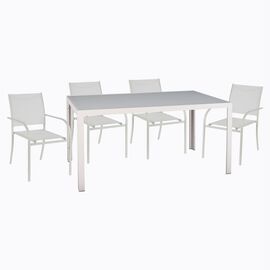 ΣΕΤ ΤΡΑΠΕΖΑΡΙΑΣ ΕΞ. ΧΩΡΟΥ 5ΤΜΧ OFER HM21030 ΛΕΥΚΟ ΜΕΤΑΛΛΟ-ΛΕΥΚΕΣ ΜΕΤΑΛ. ΠΟΛΥΘΡΟΝΕΣ - ΣΕΤ ΤΡΑΠΕΖΑΡΙΕΣ στο Milonadakis.gr