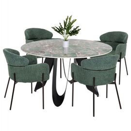 ΣΕΤ ΤΡΑΠΕΖΑΡΙΑΣ 5ΤΜΧ ZOD HM21045 ΣΤΡΟΓΓΥΛΟ ΤΡΑΠΕΖΙ ΜΕ ΚΕΡΑΜΙΚΟ TOP-4 ΠΟΛΥΘΡΟΝΕΣ ΠΕΤΡΟΛ - ΤΡΑΠΕΖΑΡΙΕΣ στο Milonadakis.gr