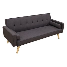 RONY BROWN/GREY ΥΦΑΣΜΑ ΚΑΝΑΠΕΣ-ΚΡΕΒΑΤΙ 179X80X75εκ. - ΚΑΝΑΠΕΔΕΣ-ΣΑΛΟΝΙΑ στο Milonadakis.gr