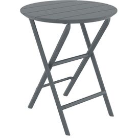 HELEN DARK GREY Φ60X74εκ. ΤΡΑΠΕΖΙ ΠΤΥΣ/ΝΟ ΠΟΛ/ΝΙΟΥ - ΤΡΑΠΕΖΙΑ ΕΞ. ΧΩΡΟΥ στο Milonadakis.gr