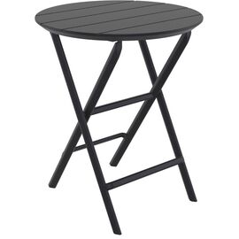 HELEN BLACK Φ60X74εκ. ΤΡΑΠΕΖΙ ΠΤΥΣ/ΝΟ ΠΟΛ/ΝΙΟΥ - ΤΡΑΠΕΖΙΑ ΕΞ. ΧΩΡΟΥ στο Milonadakis.gr