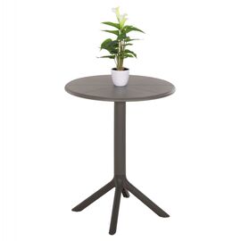 ΤΡΑΠΕΖΙ ΠΟΛΥΠΡΟΠΥΛΕΝΙΟΥ ΣΤΡΟΓΓΥΛΟ TERRIN HM6124.15 OLIVE GREEN Φ60x75Υεκ. - ΤΡΑΠΕΖΙΑ ΕΞ. ΧΩΡΟΥ στο Milonadakis.gr