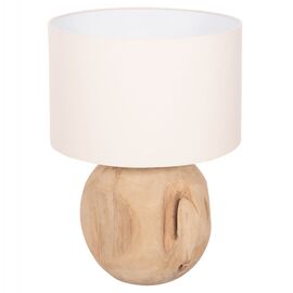 ΕΠΙΤΡΑΠΕΖΙΟ ΦΩΤΙΣΤΙΚΟ ORANYE HM4421 ΞΥΛΟ ΤΕΑΚ-ΛΕΥΚΟ PVC ΚΑΠΕΛΟ Φ40x53Υεκ. - ΕΠΙΤΡΑΠΕΖΙΑ ΦΩΤΙΣΤΙΚΑ στο Milonadakis.gr