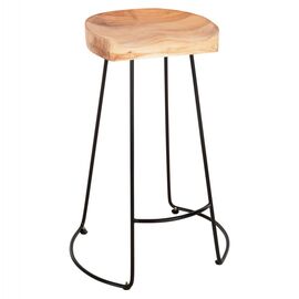 ΣΚΑΜΠΟ BAR ELEANOR HM8363.21 ΜΑΣΙΦ ΞΥΛΟ ΑΚΑΚΙΑΣ-ΜΕΤΑΛ.ΣΚΕΛΕΤΟΣ 53,5x42x77Υεκ. - ΣΚΑΜΠΟ ΜΠΑΡ στο Milonadakis.gr