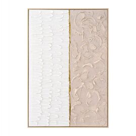 ΠΙΝΑΚΑΣ TOIXOY HM4558 ΜΕ ΚΟΡΝΙΖΑ ΜΠΕΖ-ΚΑΜΒΑΣ ΣΕ ΛΕΥΚΟ-ΜΠΕΖ 62x4,5x92Υεκ. - ΠΙΝΑΚΕΣ στο Milonadakis.gr