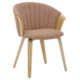 ΚΑΡΕΚΛΑ ΤΡΑΠΕΖΑΡΙΑΣ JESPER HM9977.01 ΣΚΕΛΕΤΟΣ Κ.Π. ΟΑΚ-ΚΑΦΕΚΟΚΚΙΝΟ ΥΦΑΣΜΑ 61x54x74Υεκ - ΚΑΡΕΚΛΕΣ - ΠΟΛΥΘΡΟΝΕΣ ΕΣ. στο Milonadakis.gr