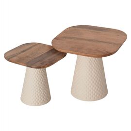 ΤΡΑΠΕΖΙA ΣΑΛΟΝΙΟΥ 2ΤΜΧ GOLFER HM9924 ΜΕΤΑΛ.ΒΑΣΗ ΕΚΡΟΥ-ΤΕΤΡΑΓΩΝΟ TOP MANGO - ΤΡΑΠΕΖΑΚΙΑ ΣΑΛΟΝΙΟΥ στο Milonadakis.gr