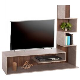 ΣΥΝΘΕΤΟ ΤΗΛΕΟΡΑΣΗΣ EDELIE HM8908.14 ΜΕΛΑΜΙΝΗ ΓΚΡΙ STONE TEXTURE-ΦΥΣΙΚΟ 150x29,5x120Υεκ. - ΣΥΝΘΕΣΕΙΣ ΣΑΛΟΝΙΟΥ στο Milonadakis.gr