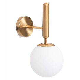 ΑΠΛΙΚΑ ΤΟΙΧΟΥ HOMY HM4470 ΜΕΤΑΛΛΙΚΗ ΒΑΣΗ ΧΡΥΣΗ-ΓΥΑΛΙ [Ε27] 14x21x33Υεκ. - ΑΠΛΙΚΕΣ ΤΟΙΧΟΥ στο Milonadakis.gr