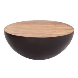 ΔΙΑΚΟΣΜΗΤΙΚΟ ΤΡΑΠΕΖΙ ΣΑΛΟΝΙΟΥ BOWL Φ89,5X39Yεκ. RUSTY ΜΕ ΞΥΛΟ ΑΚΑΚΙΑΣ HM8717.22 - ΤΡΑΠΕΖΑΚΙΑ ΣΑΛΟΝΙΟΥ στο Milonadakis.gr