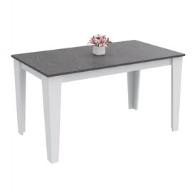 ΤΡΑΠΕΖΙ ΚΟΥΖΙΝΑΣ BORIS HM18220.02 ΜΕΛΑΜΙΝΗ ΣΕ ΜΑΥΡΟ-ΛΕΥΚΟ ΧΡΩΜΑ 130x75x75Υεκ - ΤΡΑΠΕΖΙΑ ΚΟΥΖΙΝΑΣ στο Milonadakis.gr