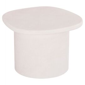 ΤΡΑΠΕΖΙ ΣΑΛΟΝΙΟΥ ΟΒΑΛ ΣΕΙΡΑ SANTORINI HM18054 MDF ΣΕ ΥΠΟΛΕΥΚΟ ΧΡΩΜΑ 54x54,5x40Υεκ - ΤΡΑΠΕΖΑΚΙΑ ΣΑΛΟΝΙΟΥ στο Milonadakis.gr