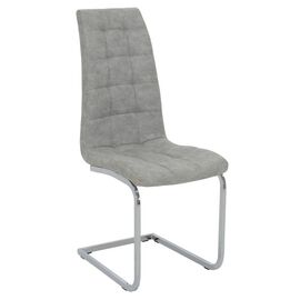 Καρέκλα Darrell pakoworld pu αντικέ γκρι-βάση χρωμίου 42x49x106εκ - ΚΑΡΕΚΛΕΣ - ΠΟΛΥΘΡΟΝΕΣ ΕΣ. στο Milonadakis.gr