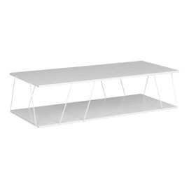 Τραπέζι σαλονιού Tars pakoworld λευκό 120x50x30εκ - ΤΡΑΠΕΖΑΚΙΑ ΣΑΛΟΝΙΟΥ στο Milonadakis.gr