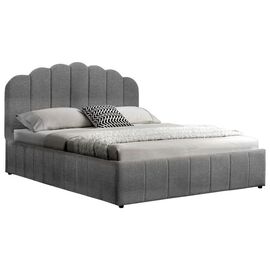 Κρεβάτι διπλό Tatiana pakoworld ύφασμα ανθρακί με αποθηκευτικό χώρο 160x200εκ - ΚΡΕΒΑΤΙΑ στο Milonadakis.gr