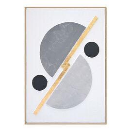 Πίνακας σε καμβά Geometric Inart 52x4.5x72εκ - ΠΙΝΑΚΕΣ στο Milonadakis.gr