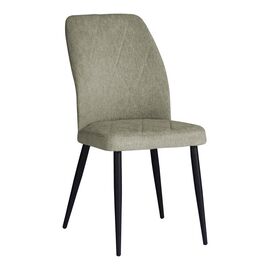 Καρέκλα Vika pakoworld γκρι ύφασμα-πόδι μαύρο μέταλλο 48x58x90εκ - ΚΑΡΕΚΛΕΣ - ΠΟΛΥΘΡΟΝΕΣ ΕΣ. στο Milonadakis.gr