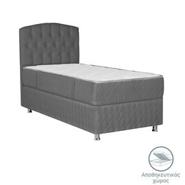 Κρεβάτι Lanse pakoworld μονό με αποθηκευτικό χώρο ανθρακί 120x200εκ - ΚΡΕΒΑΤΙΑ στο Milonadakis.gr