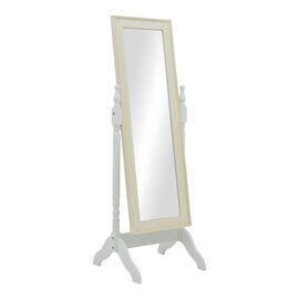 Καθρέπτης Malone Inart mdf σε λευκή αντικέ απόχρωση 55x50x160εκ - ΚΑΘΡΕΠΤΕΣ στο Milonadakis.gr