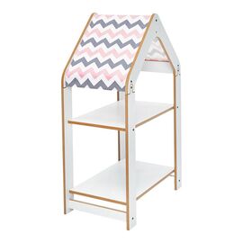 Ραφιέρα Montessori Zoilen pakoworld λευκό-ροζ mdf 50x30x80εκ - ΟΡΓΑΝΩΣΗ ΣΠΙΤΙΟΥ στο Milonadakis.gr