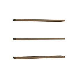 Ραφιέρα τοίχου Edna pakoworld μελαμίνη σε καρυδί απόχρωση 60x14.5x1.8εκ - ΡΑΦΙΑ ΤΟΙΧΟΥ στο Milonadakis.gr