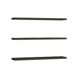 Ραφιέρα τοίχου Edna pakoworld σετ 3τεμ μελαμίνη σε ανθρακί απόχρωση 60x14.5x1.8εκ - ΡΑΦΙΑ ΤΟΙΧΟΥ στο Milonadakis.gr