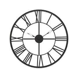 Ρολόι τοίχου Tikter pakoworld μαύρο μέταλλο Φ69.5x4εκ - ΡΟΛΟΓΙΑ στο Milonadakis.gr