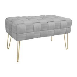 Σκαμπό Wenzo pakoworld γκρι βελούδο 82x43x46εκ - ΠΟΥΦ - ΣΚΑΜΠΟ - ΜΠΑΟΥΛΟ στο Milonadakis.gr
