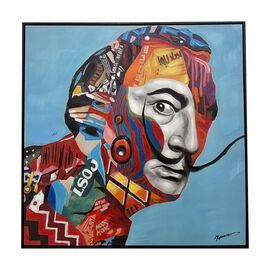 Πίνακας σε καμβά με πλαίσιο Eyelo Inart 80x3.5x80εκ - ΠΙΝΑΚΕΣ στο Milonadakis.gr