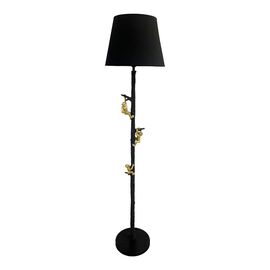 Φωτιστικό δαπέδου Zacro Inart E27 μαύρο-χρυσό μέταλλο Φ37x164.5εκ - ΦΩΤΙΣΤΙΚΑ ΔΑΠΕΔΟΥ στο Milonadakis.gr