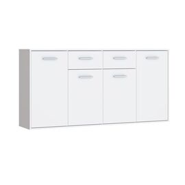 Μπουφές Drepen pakoworld μελαμίνη σε λευκό χρώμα 162.3x34.2x81.7εκ - ΜΠΟΥΦΕΔΕΣ-ΚΟΝΣΟΛΕΣ στο Milonadakis.gr