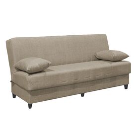 Καναπές-κρεβάτι με αποθηκευτικό χώρο τριθέσιος Romina pakoworld κρεμ ύφασμα 190x85x90εκ - ΚΑΝΑΠΕΔΕΣ-ΣΑΛΟΝΙΑ στο Milonadakis.gr