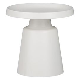 Βοηθητικό τραπέζι Ginoze Inart λευκό μέταλλο Φ50x50εκ - ΒΟΗΘΗΤΙΚΑ ΤΡΑΠΕΖΑΚΙΑ στο Milonadakis.gr