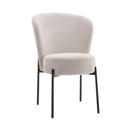 Καρέκλα Houlian pakoworld εκρού ύφασμα-πόδι μαύρο μέταλλο 44x66x89εκ - ΚΑΡΕΚΛΕΣ - ΠΟΛΥΘΡΟΝΕΣ ΕΣ. στο Milonadakis.gr