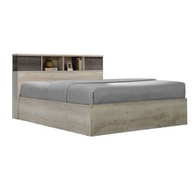 Κρεβάτι διπλό OLYMPUS pakoworld σε χρώμα castilo oak 140x200εκ - ΚΡΕΒΑΤΙΑ στο Milonadakis.gr