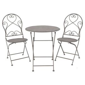 Τραπεζαρία Walen pakoworld σετ 3τεμ μέταλλο σε μπρονζέ απόχρωση - ΣΕΤ ΤΡΑΠΕΖΑΡΙΕΣ στο Milonadakis.gr