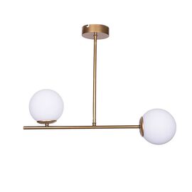 Φωτιστικό οροφής Opedro pakoworld χρυσό μέταλλο 60x30x40εκ - ΦΩΤΙΣΤΙΚΑ ΟΡΟΦΗΣ στο Milonadakis.gr