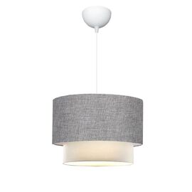 Φωτιστικό οροφής Fersa pakoworld γκρι-κρεμ Φ30x20εκ - ΦΩΤΙΣΤΙΚΑ ΟΡΟΦΗΣ στο Milonadakis.gr